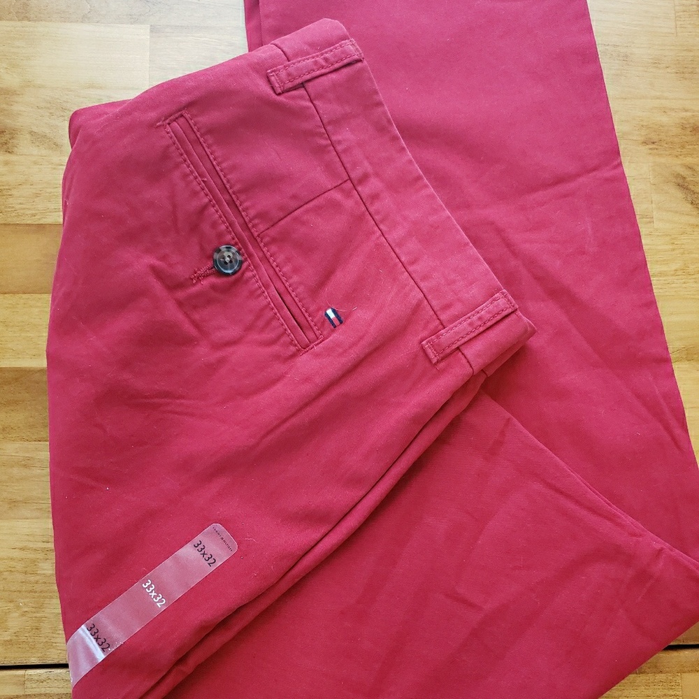 Tommy Hilfiger Red Pants [NWT]